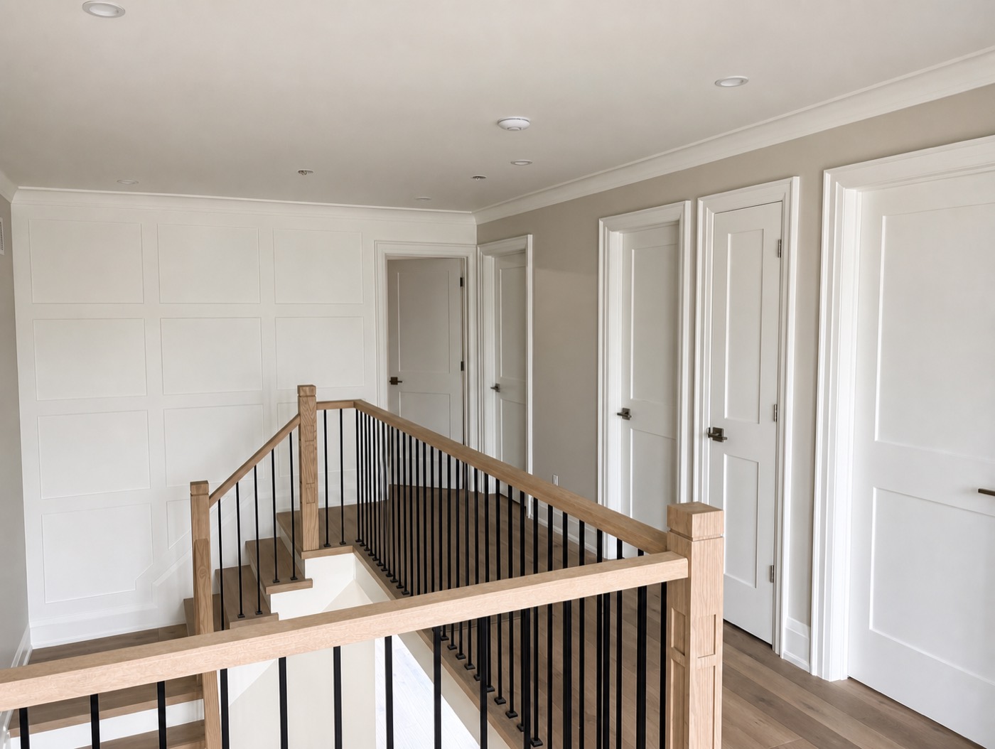 Picture-frame wainscoting detail